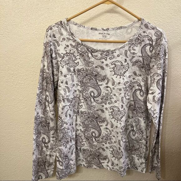White Stag Graphic Long Sleeve Tee Size XL - Picture 1 of 4